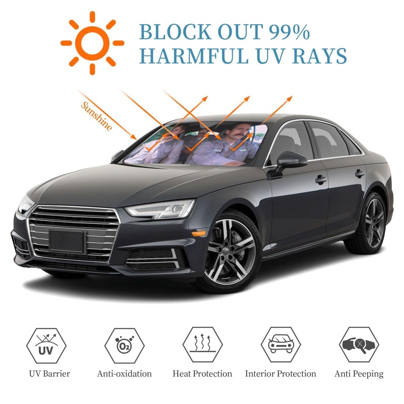 Funny Windshield Sun Shade Foldable Sunshade for Car Windshield Covers