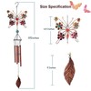 FLCSIed Butterfly Garden Wind Chimes Small Wind Chimes Unique with
