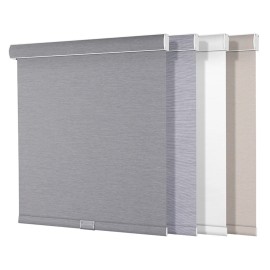 ZHENPIN Blackout Roller Shades for Windows Cordless Roller Blinds Roller Window Blinds Thermal Insulation Energy Saving Shadescolor: Grey, size: 27"W x 72"H