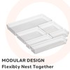 Oggi Clear Drawer Organizer - 6" X 6.25"- Ideal for