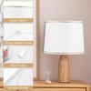 PATIKIL Drum Lampshade for Table Lamps, 11.4" Top x 12.6"