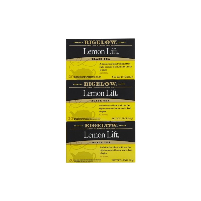 Bigelow Lemon Lift Tea Bags - 20 Count (Pack of