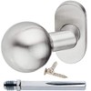 Hardware Store Door Knob 100% Stainless Steel Oval