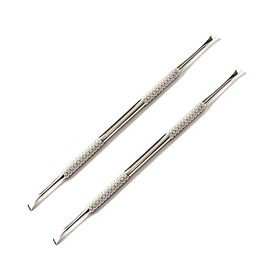 OdontoMed2011 Tooth Scaler - Double Ended Dental Tooth Scaler for Cats or Dogs - Stainless Steel Tarter Removal Tool (2 Pack) Pet Teeth Cleaning Tools – 6.5 Inch Plaque remover tool Od2011-D-1657