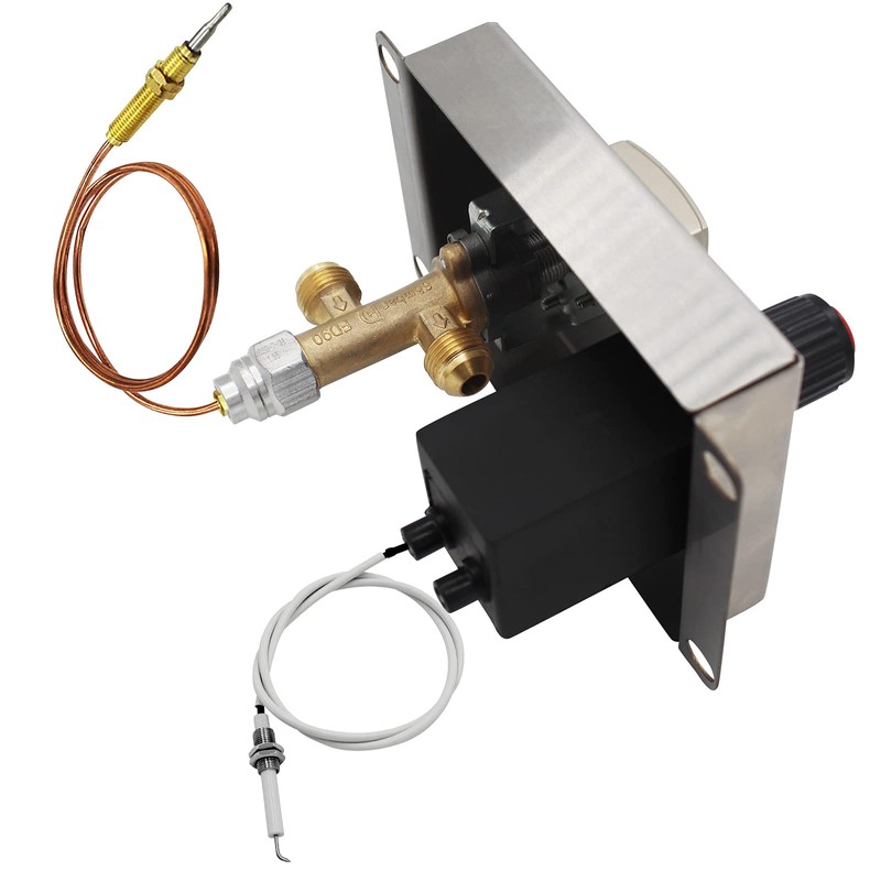 MCAMPAS LPG Propane Gas Flame Failure Safety Control Valve Kit