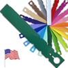TAGKRAFTERS 7" x 1" Dark Green - 1,000 Pcs -