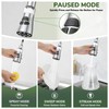 Kitchen Faucet With Pull Down Sprayer, Hurran Brushed Nickel Water