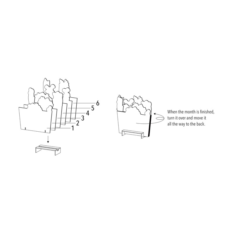 good morning 2026 Desktop Calendar Bloom