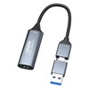 WENZIYAXU HDMI Video Capture Card, 4K 30Hz Input, 2-in-1 USB-A
