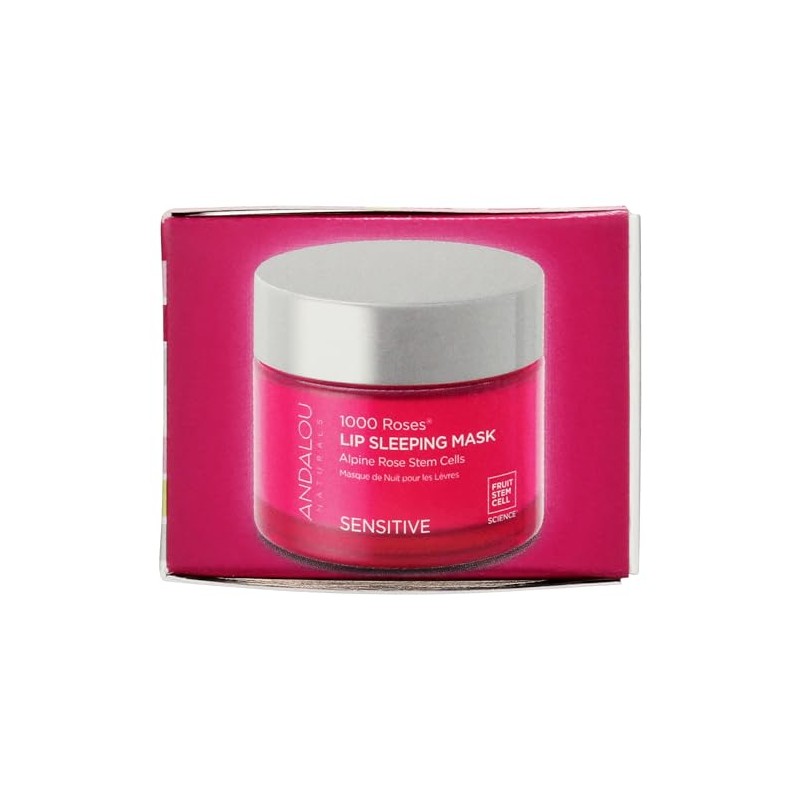 Andalou Naturals 1000 Roses Lip Sleeping Mask, 0.5 OZ