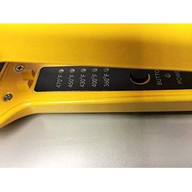 Professional Straightener Flat Iron 2 Inches Ultra Thin Titanium Ceramic Coating Plates Adujustable Temperature up to 470℉ by Alpha New York