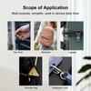 SJUIEO Zipper Clip, Anti-Theft Hook, Double Opening Backpack Zipper Lock,