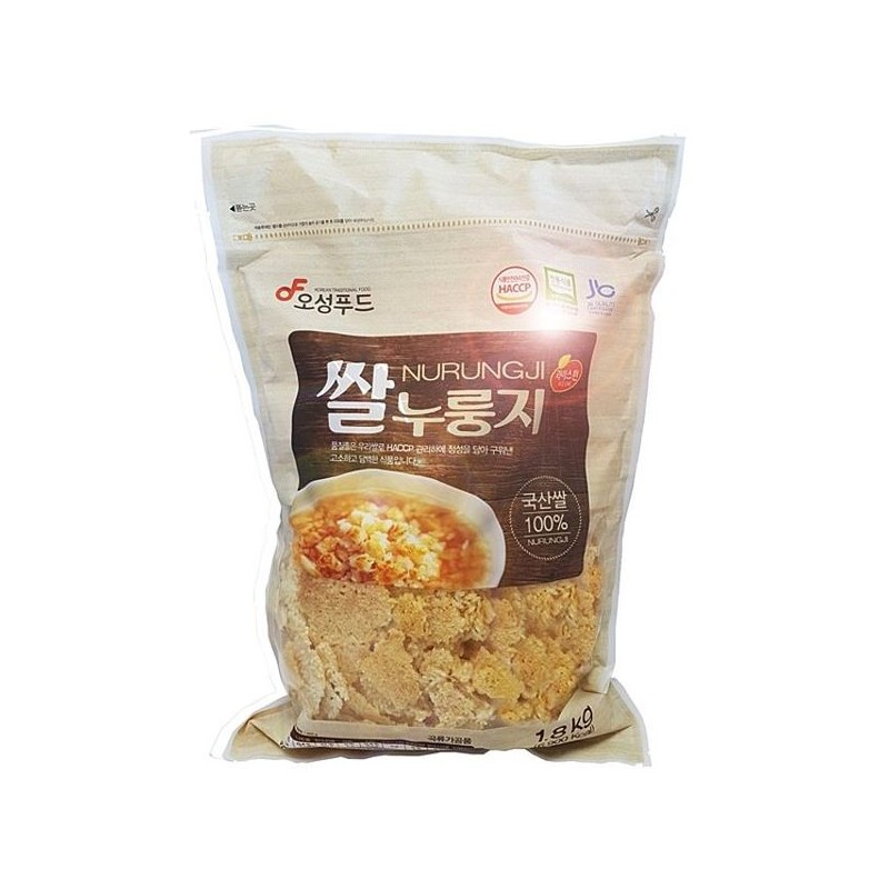 JQ 오성푸드 1.8kg 대용량 쌀누룽지 Oseong Food 1.8kg Large Size