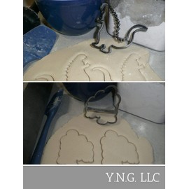 GODZILLA VS KING KONG MONSTER BATTLE MOVIE FILM SET OF 2 SPECIAL OCCASION COOKIE CUTTERS BAKING TOOL 3D PRINTED MADE IN USA PR1513