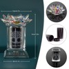 Contid Small Urns for Human,Cremation Keepsake Photo Urn Unique Rotatable