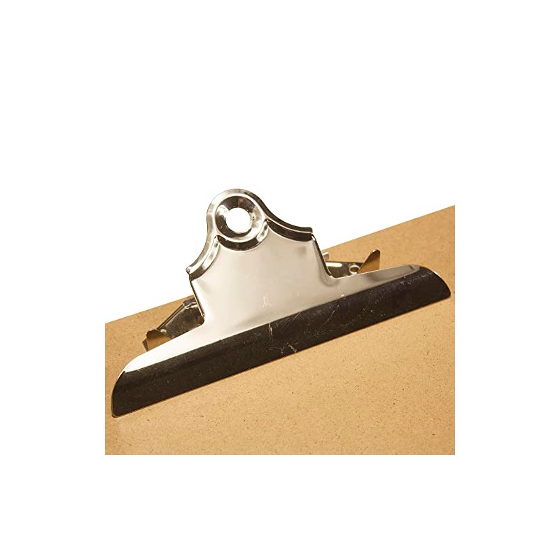 eco-eco A4 Masonite Strong Clipboard with Heavy Duty Metal Clip,