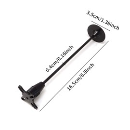 Honbay CNC Aluminum GPS Folding Antenna Base Mount Holder Bracket for DJI Quadcopter Multicopter (Black)