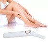 Recortador de bikini para mujer, eléctrico con luz LED, portátil,