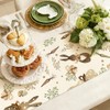 Artscope Happy Easter Table Runner Spring Easter Holiday with Hearts