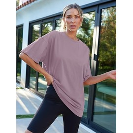 Trendy Queen Womens Fashion Workout T Shirts Athletic Plus Size Tops Summer Trendy Clothes 2025 Short Sleeve Spring Tee