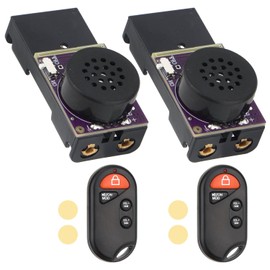 BTFO Set of 2 Barbecue Noise Generators for Pranks, Hidden Noise Machine with Remote Control, Goat Chirps and 16 Different Sounds, Annoying Beeping and Joke Item for Adults