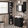 Haotian Bathroom Tall Cabinet with 1 Drawer, 2 Doors and