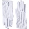 SANDAI Black Extra Formal Men's White Gloves with Hooks (S