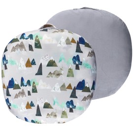 Newborn Lounger Cover, Baby Lounger Pillow Covers for Girls Boys, Removable Cover for Infant Lounger Pillow Cover, Breathable & Comfortable, Mountains