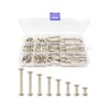 LBY 160pcs Phillips Chicago Screws, M5 x 10/15/20/25/30/35/40/45mm Binding Screw