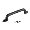 Sliding Barn Door Handle Pull Black Heavy Duty Cast Iron