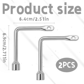 2PCS Triangle Key,Triangle L-Type Bin Key,Garbage Bin,Gas Key for Meter Reading for Gas,Triangle Practical L-Type Gas Meter Box Key,Triangular Key for Gas Meter Cabinet,Switch Control Cabinet Key Etc