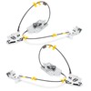 WEILEITE Rear Door Latch Cable Assembly Fit Ford F150 F-150