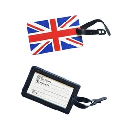 British Union Jack Luggage Tag Holiday Travel Suitcase Great Britain Flag Luggage Tag Address Labels Tag UK