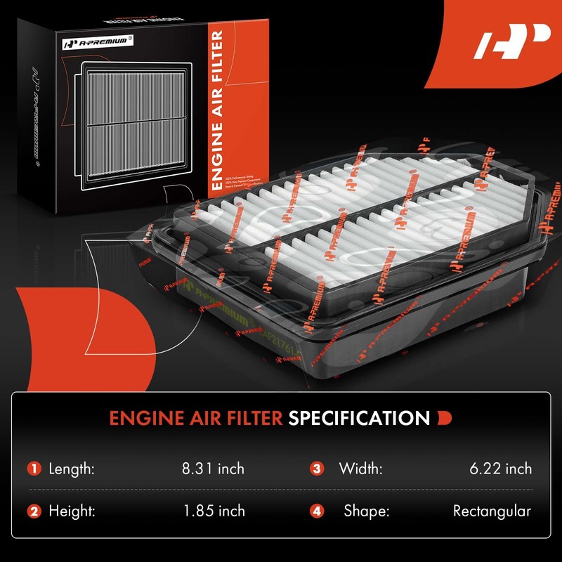 A-Premium Engine Air Filter Compatible with Genesis G80 2021-2024 3.5L,