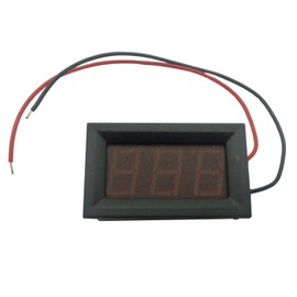 Aihasd 2pcs DC 3.2-30V 0.56 Inch Digital Voltmeter LED Voltage Display Panel Meter Voltage Tester Gauge 3 Wire Voltmeter Red