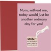 Mother's Day Card - With Funny Mum keyring keepsake -
