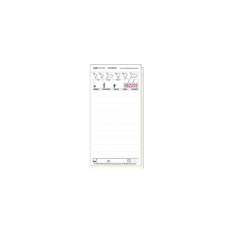 Lakkaur 13324 WaitRpad Waiting Pads 50 tickets. Pack quantity: 10,
