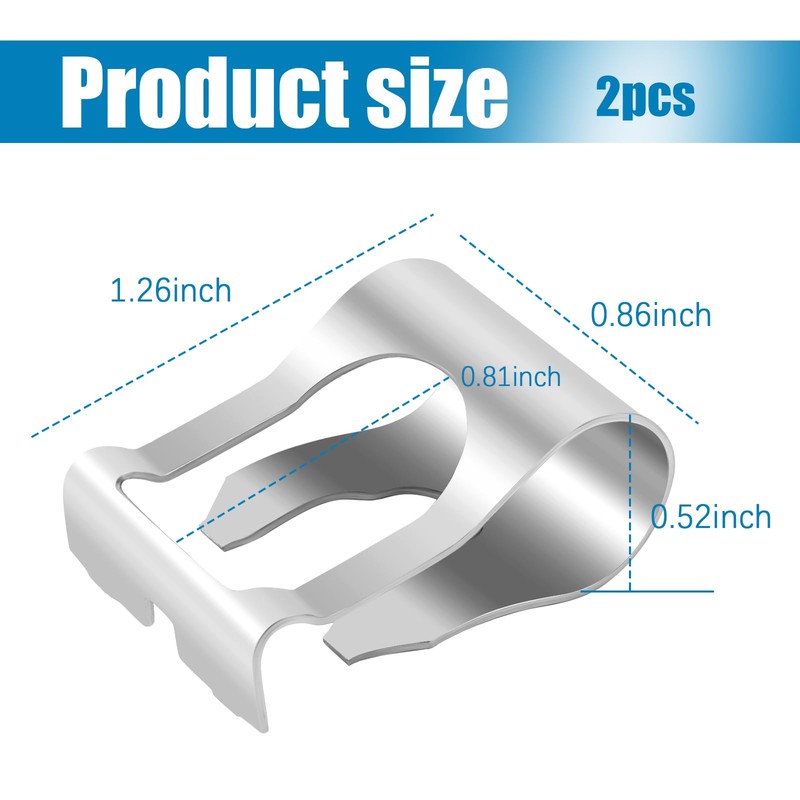 2PCS Windshield Wiper Linkage Bushings Clip,Wiper Linkage Assembly Clip to