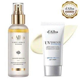 d’Alba Dual Defense Set: White Truffle First Spray Serum & Waterfull UV Essence Sun Cream