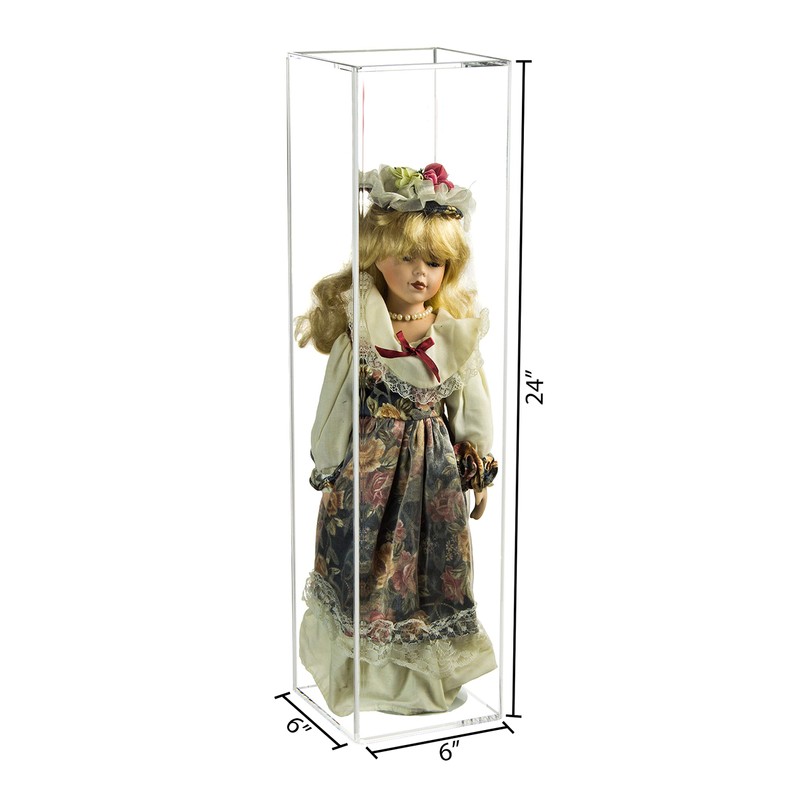Better Display Cases Clear Acrylic Figure Display Case for Figurine
