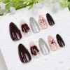 Almond Press on Nails Medium Fake Nails Press ons with