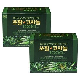 Sawpalcosanol 1000 Saw Palmetto Octacosanol, 120 tablets, 2 pieces / 쏘팔코사놀 1000 쏘팔메토 옥타코사놀, 120정, 2개