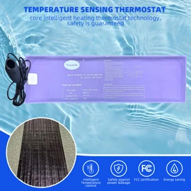 Youaide Softside Hardside Water Bed Heater, 240W Digital Display Smart Water Bed Heater, Safe and Durable Water Bed Heater, Sensitive control, For King, Queen, Full and Twin