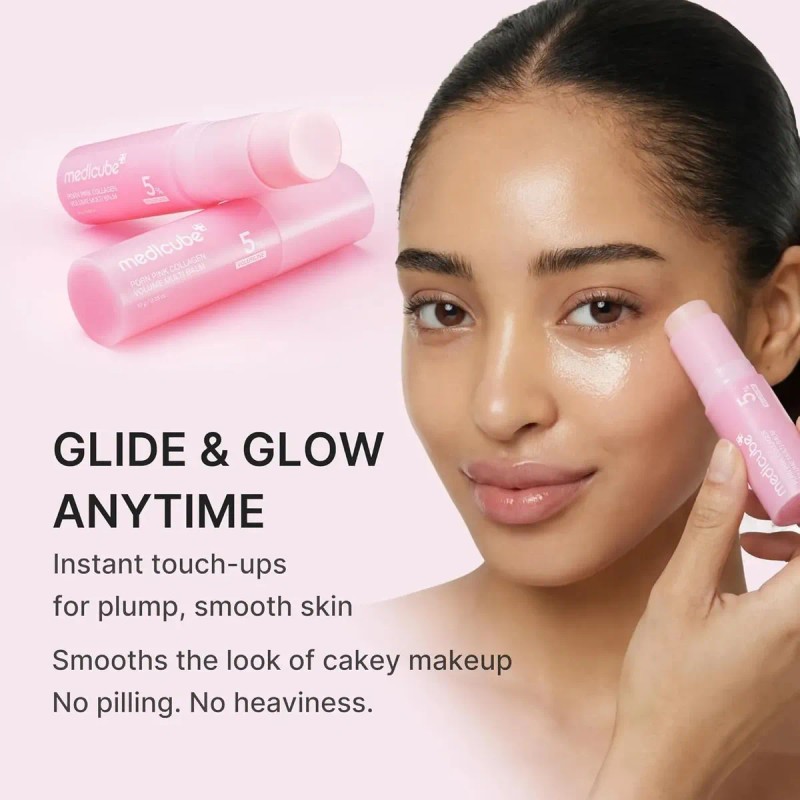 2pcs Medicube Pdrn Pink Collagen Multi Balm Stick Hidratante