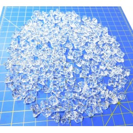 Unbranded Acrylic Ice Chips chunks for Artificial Display, 2 Pound Bag NEW