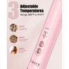 FARERY 3 in 1 Interchangeable Automatic Rotating Curling Iron &