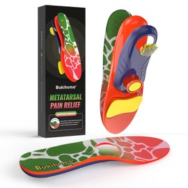 Metatarsal Pain Relief Insoles for Metatarsalgia, Morton's Neuroma, Plantar Fasciitis, Ball of Foot Pain, Arch Support Orthotics Shoe Inserts - S