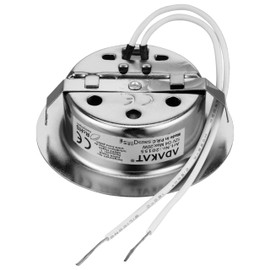 Spot Slim Furniture recessed light 12 V G4 Die-Cast Aluminium Chrome/Outer Diameter 72 mm/Installation Diameter 22 x 19 mm