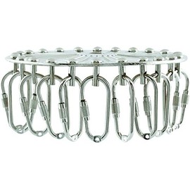 TheSupplyRoom BS-24, Campaign Streamer Holder 24 Hole, Chrome