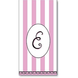 "E" Pink Monogram Hankies